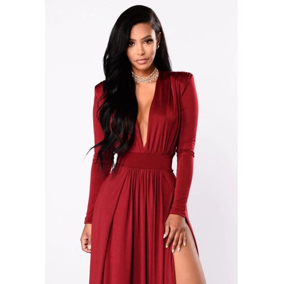 Spree Dress Fashion Nova Queen Of Spades Dress Fashion Nova Dresses Spree  Dress Burgundy Poshmark